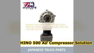 日野 500 J08E エアコンプレッサー ポンプ S2910E0C02 交換品