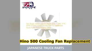 日野 500 エンジン ファン ブレード 16361 E0140 交換用