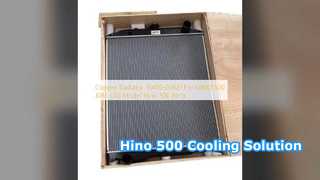 日野500 J08E カッパーラジエーター交換部品