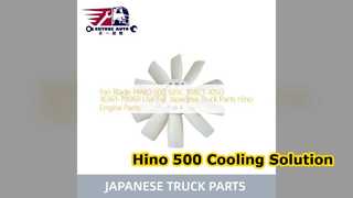 日野 500 ファンブレード 16361 78060 耐久性のあるエンジン冷却