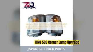 日野500 コーナーランプ交換 81520 EW025 81510 EW025