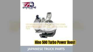 日野500 J08E ターボチャージャー GTC4082KLNV 交換