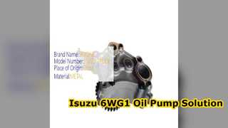 いすゞ 6WG1 オイルポンプ ZX460 ZX450 掘削機用 8974318770