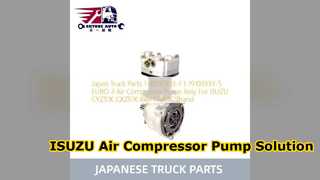 いすゞ 6WF1 エアコンプレッサーポンプ交換