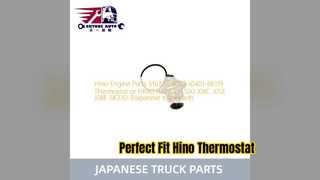 日野エンジンサーモスタットS1632 E9000 J08C J05E部品