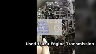 販売のための中古いすゞ 6HE1 エンジン トランスミッション
