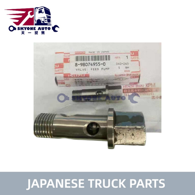 日本製トラック部品 ISUZU NPR71 NQR75 4HK1 6HK1 トラック用のフードポンプバルブ 8980749550 8-98074955-0 ISUZU TRUCK PARTS