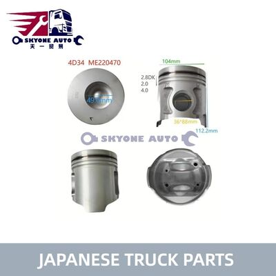 日本製トラック部品ME220470 MITSUIBISHI CANTER 4D34 4D34T トラック用ピストンアッシー