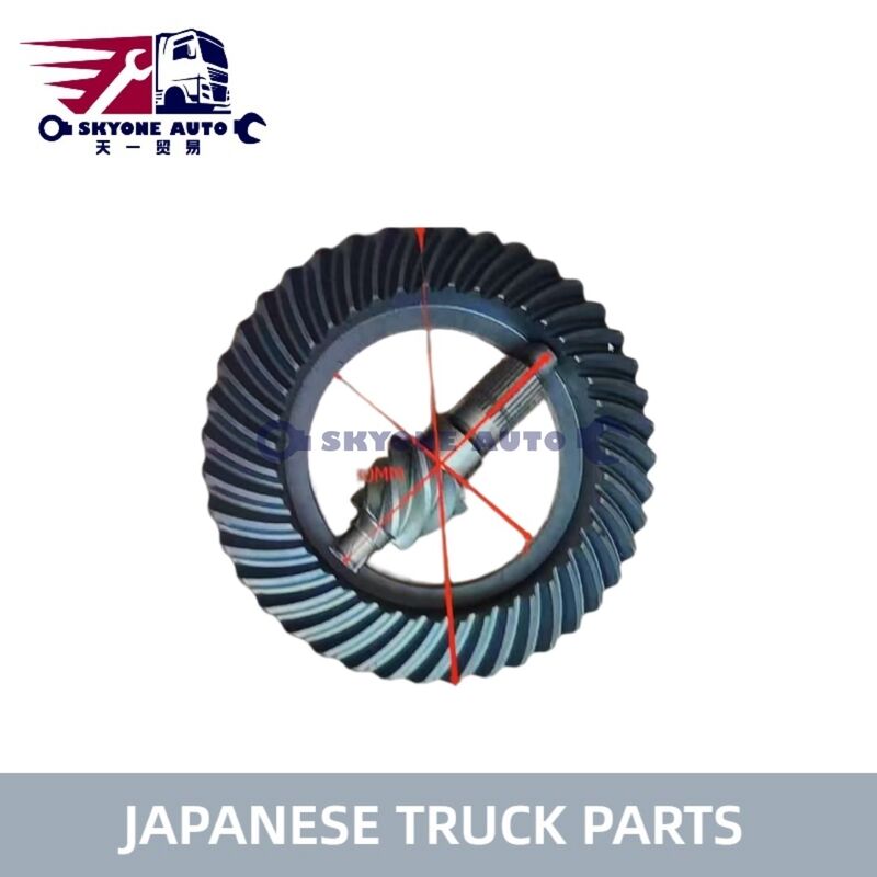 日本のトラック部品クラウンピニオン 41221-E0640 比 6/41 日野 500 レンジャートラック J08C J08CT 日野エンジン部品